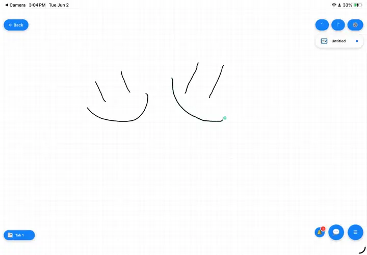Markour collaborative whiteboard on iPad