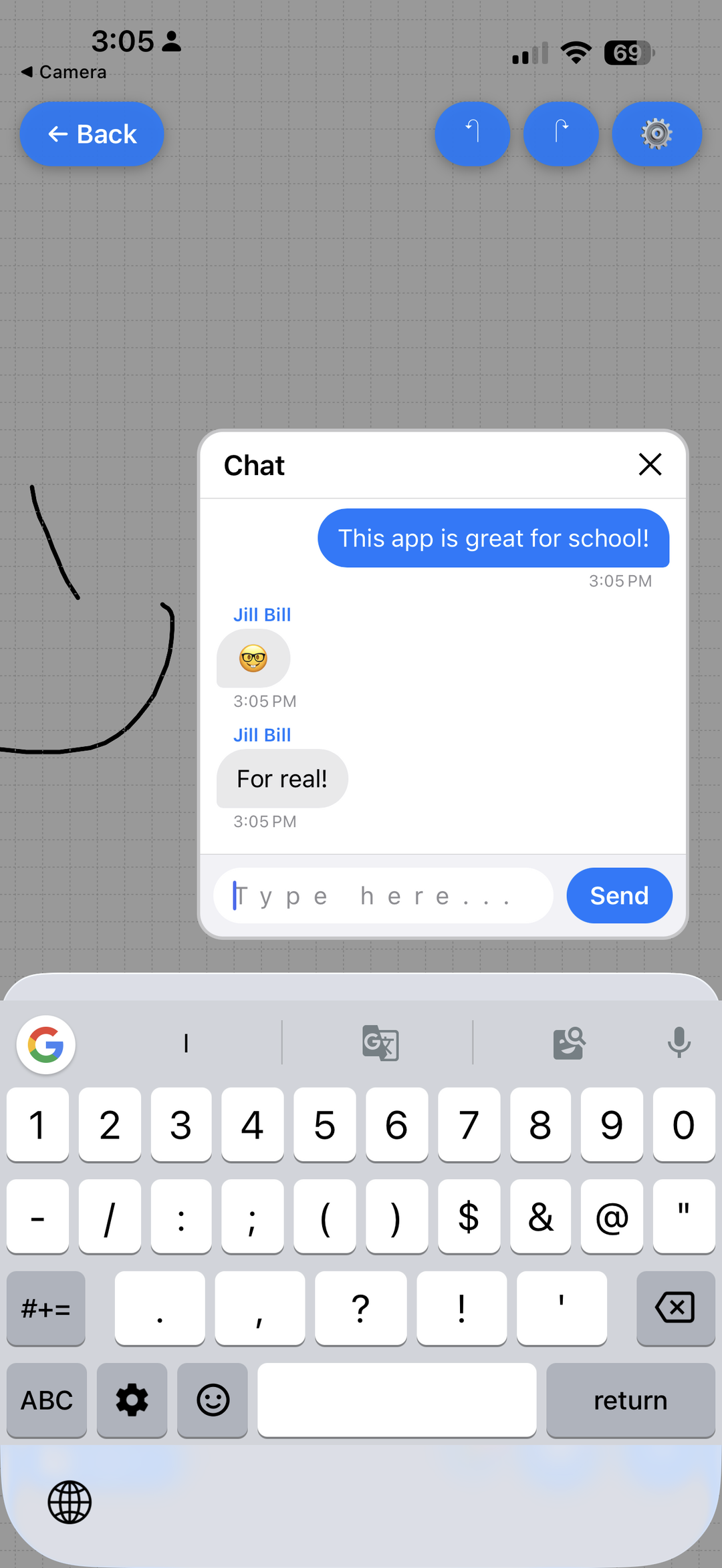 Live chat and collaboration in Markour