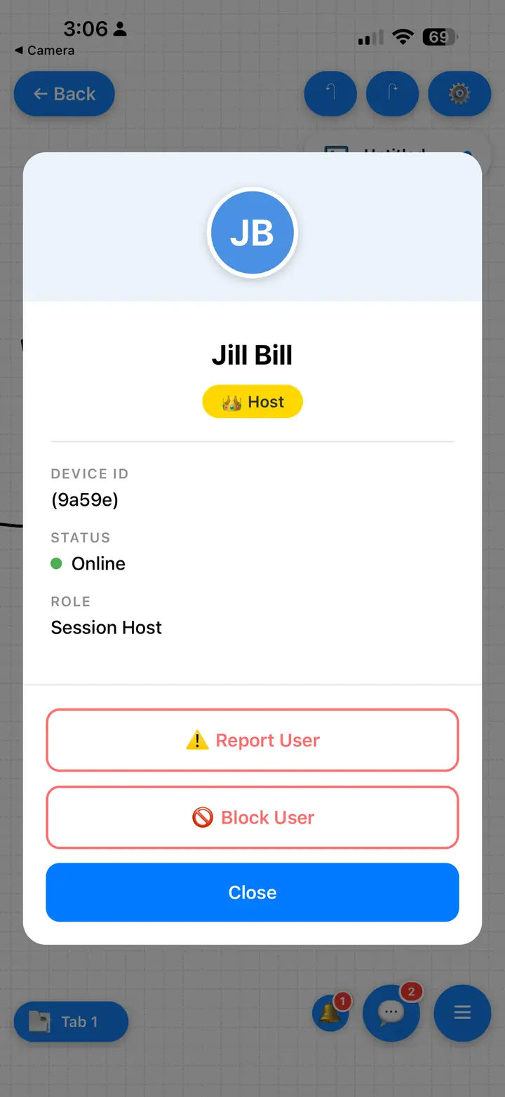 Markour app screenshot